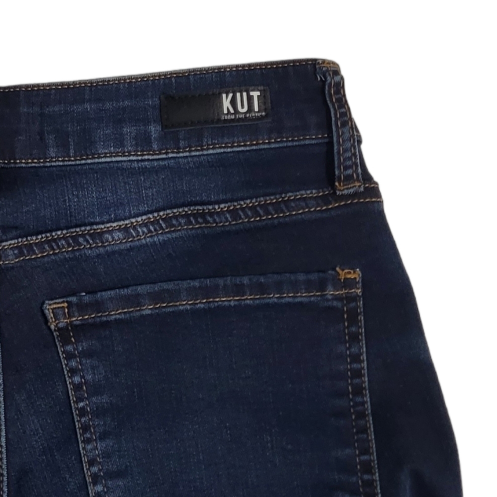 Kut from the Kloth Diana Skinny High Rise Jeans in Dark Indigo - Picture 6 of 7